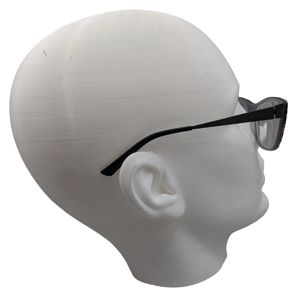 Bevel 2529 Rusty GWM Eyeglasses Gray Striped Titanium Frame 54-19-145 Japan - Picture 3 of 5